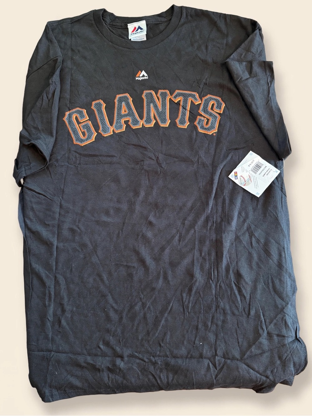 Majestic San Francisco Giants Evan Longoria #10 T Shirt Mens XL